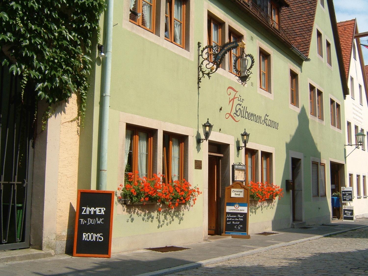 Ferienwohnungen Monteurzimmer Zur Silbernen Kanne Rothenburg ob der Tauber Exterior photo